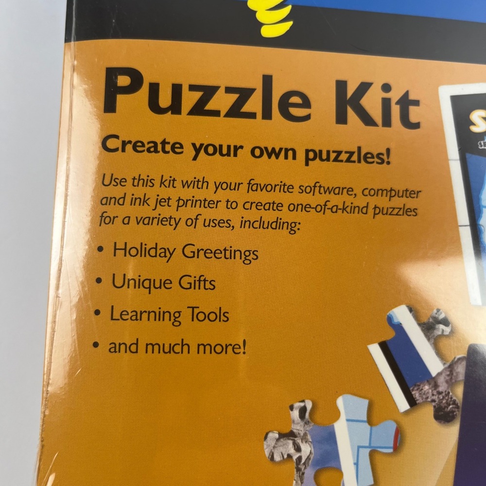 Invent It! DIY Puzzle Kit Vintage 1999 Inkjet Printer Custom Craft Set 09210-0 - Picture 5 of 5